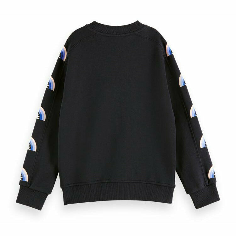 Loose-Fit Artwork Sweatshirt - Night