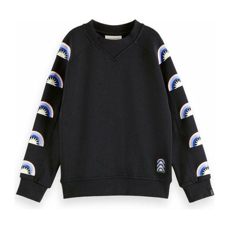 Loose-Fit Artwork Sweatshirt - Night