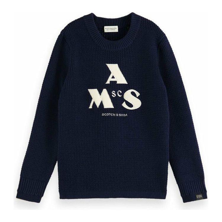 Embroidered Artwork Pullover - Night