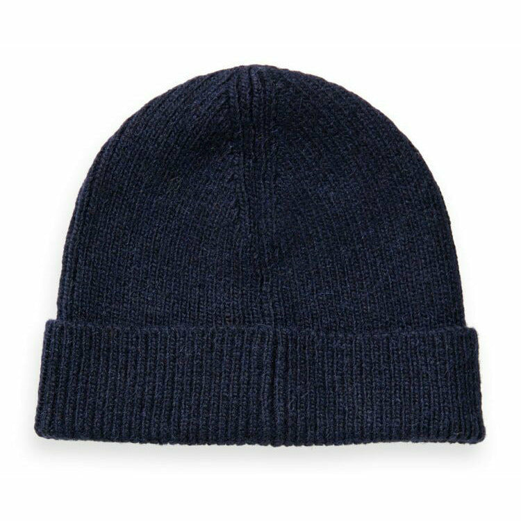 Rib-Knit Wool Blend Beanie - Night