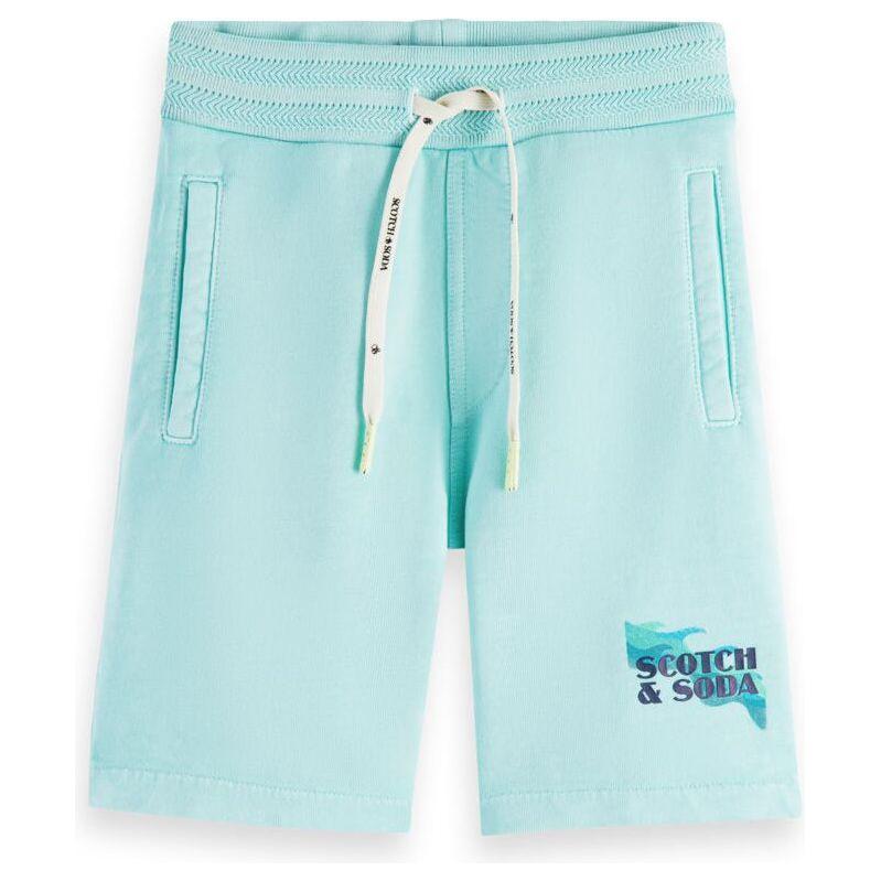 Garment Dyed Rib Sweat Short