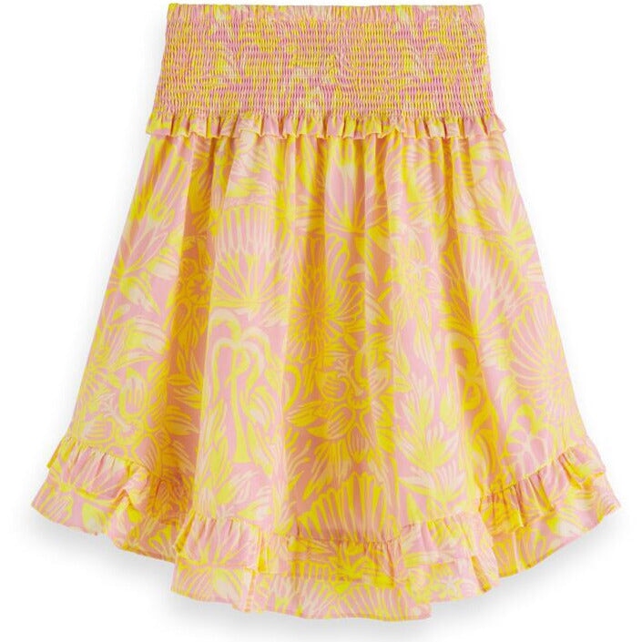 Printed Longer-Length Skirt