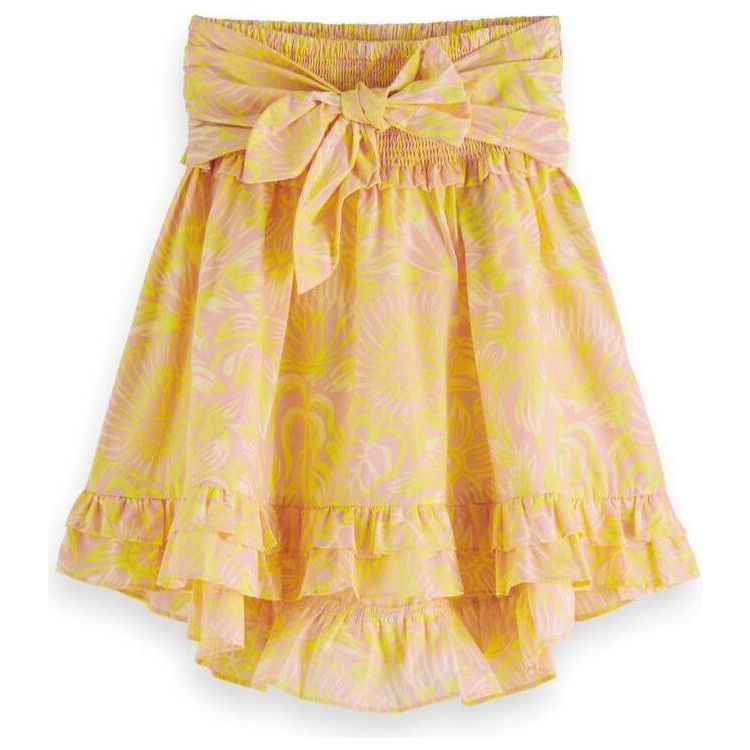 Printed Longer-Length Skirt