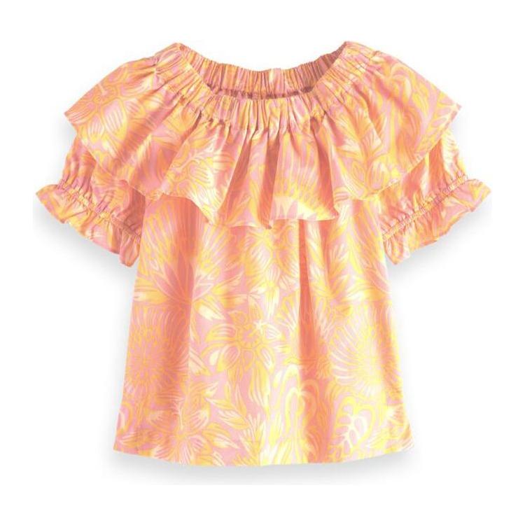 Printed Off-Shoulder Top