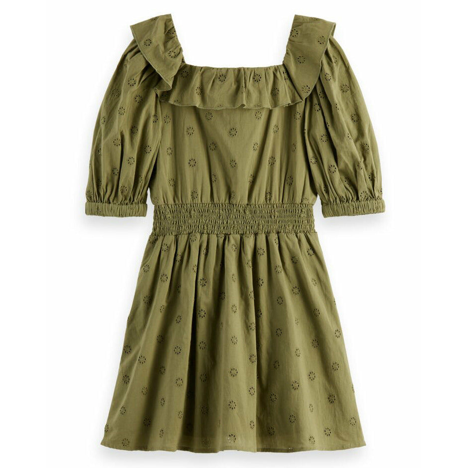 Broidery-Anglaise Dress - Bamboo