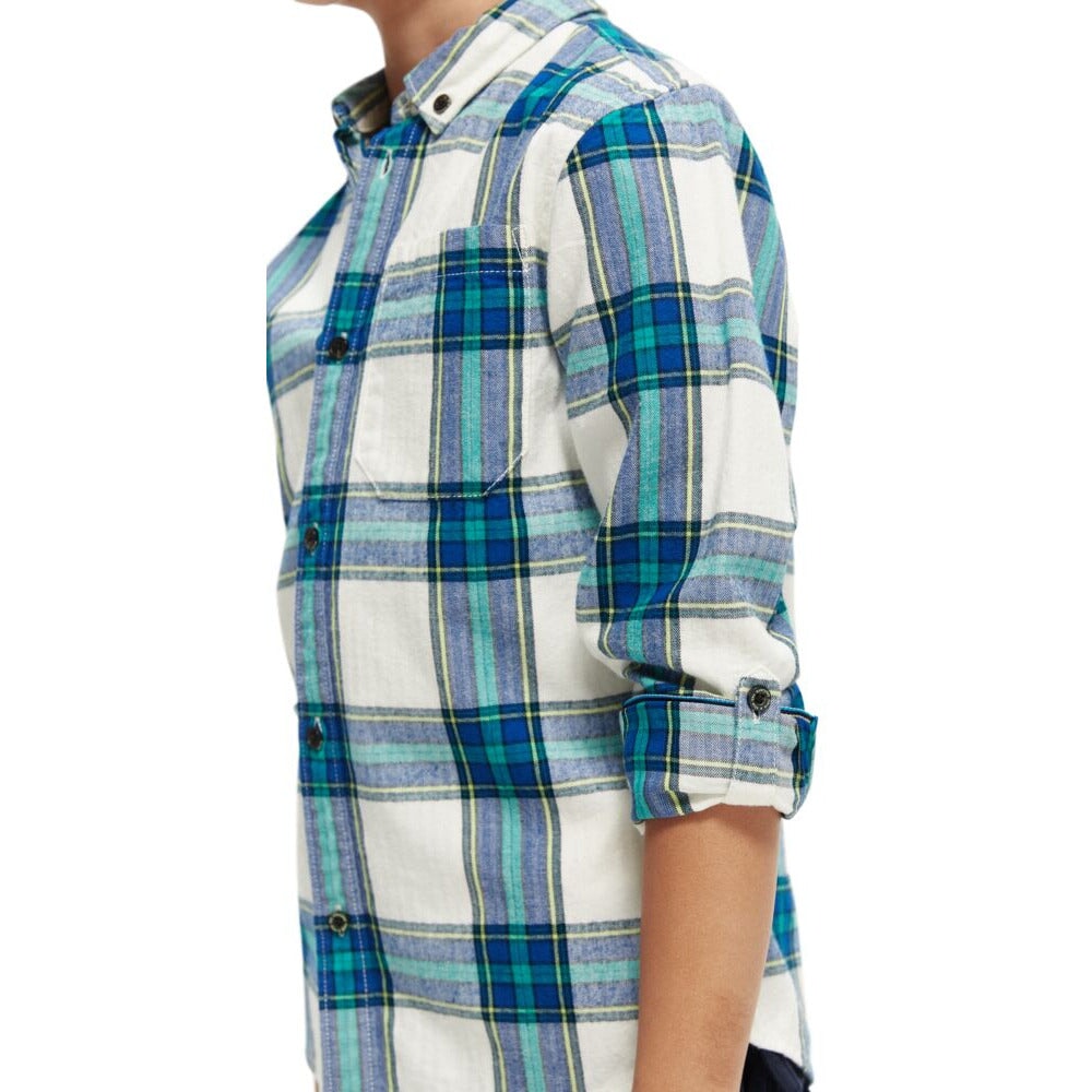 Regular-Fit- Yarn-Dyed Check Shirt