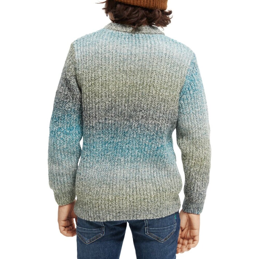 Gradient Crewneck Pullover Knit