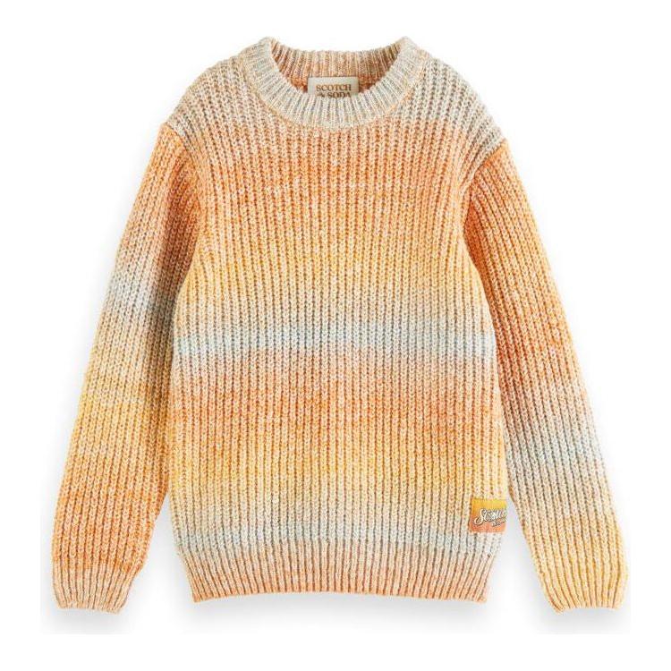 Gradient Crewneck Pullover Knit