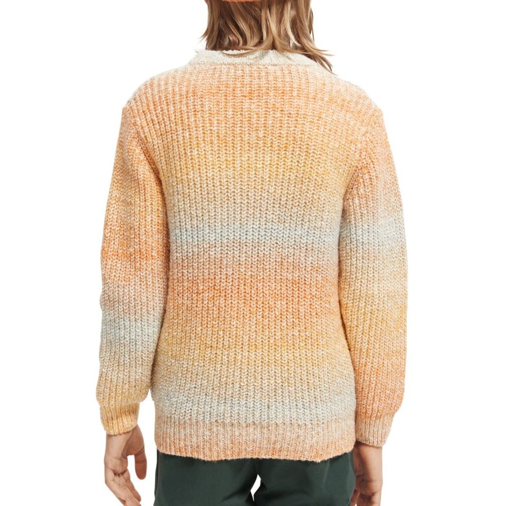 Gradient Crewneck Pullover Knit