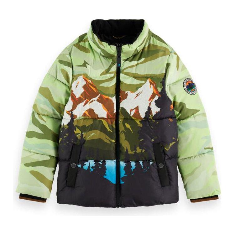 Placed Artwork Hooded Jacket