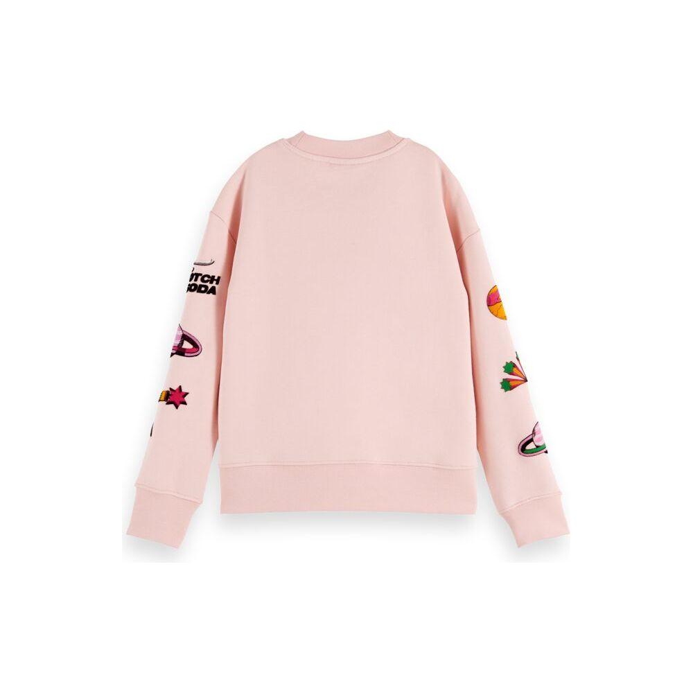 Oversized-Fit Artwork Sweat - Blossom