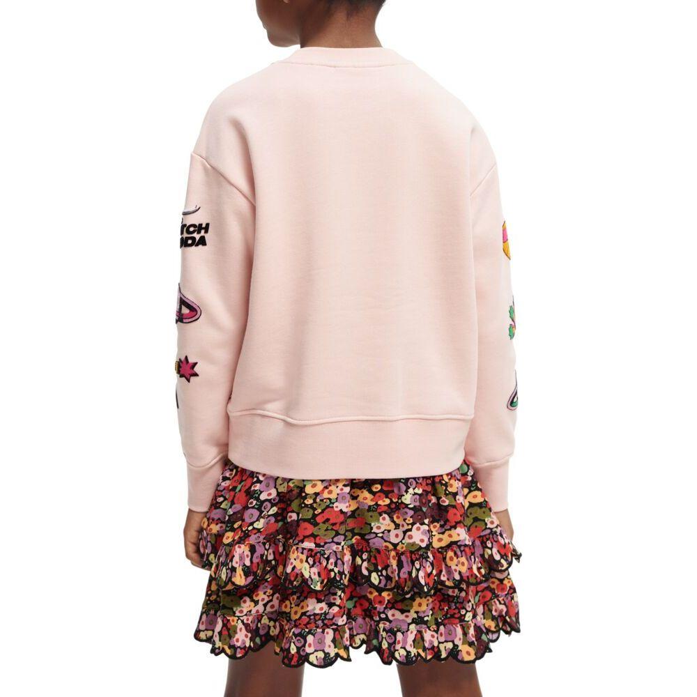 Oversized-Fit Artwork Sweat - Blossom