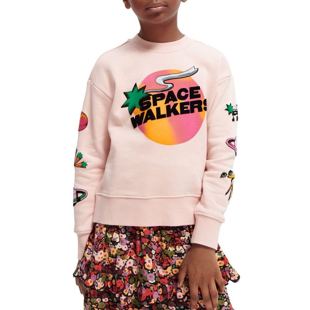 Oversized-Fit Artwork Sweat - Blossom