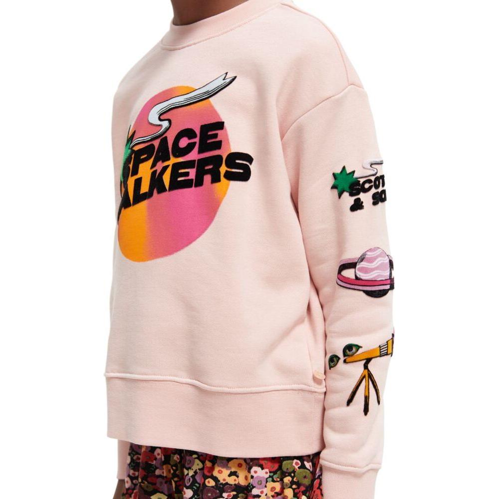 Oversized-Fit Artwork Sweat - Blossom
