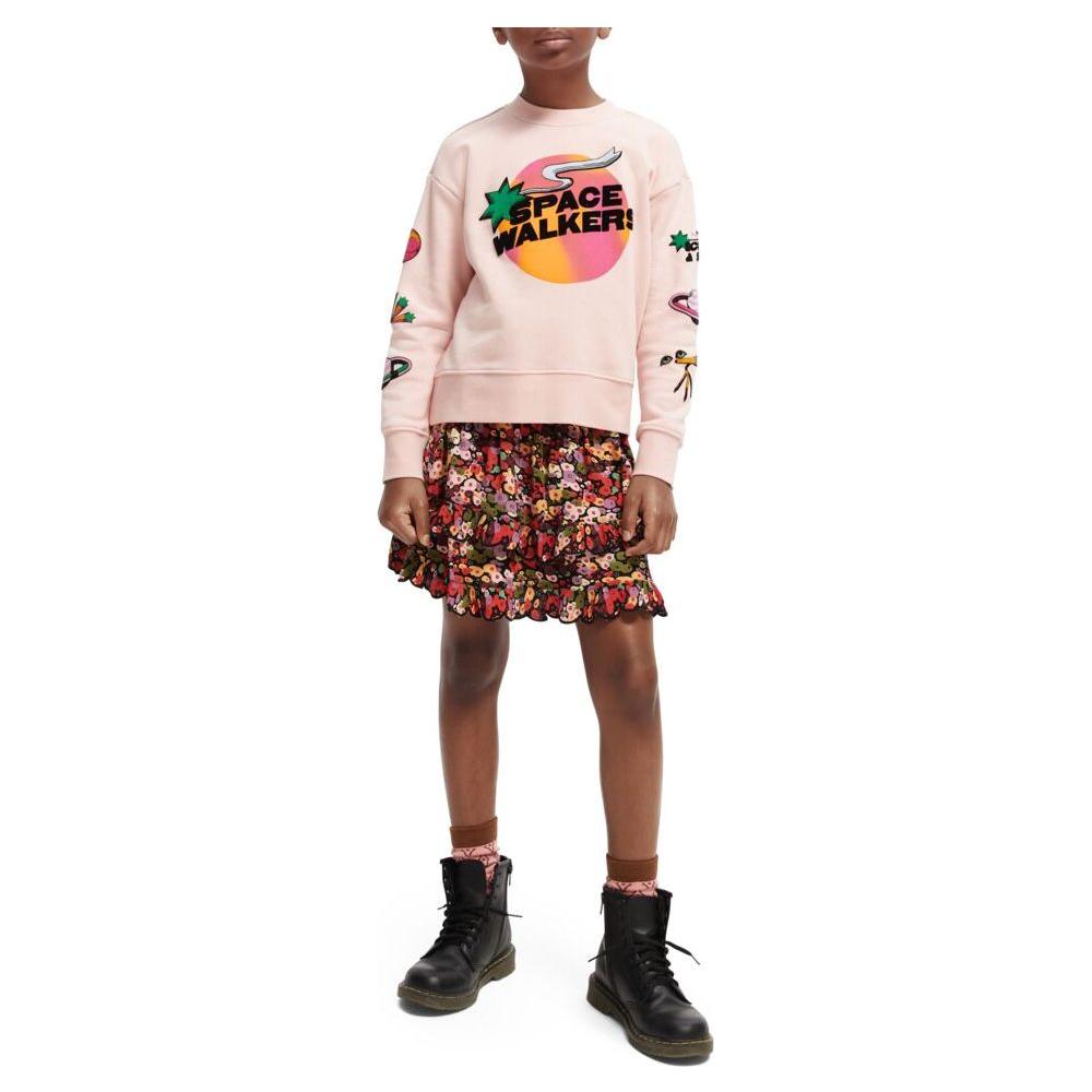 Oversized-Fit Artwork Sweat - Blossom