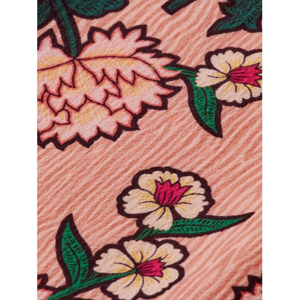 Long-Sleeved Printed Wide Fit Midi Dress