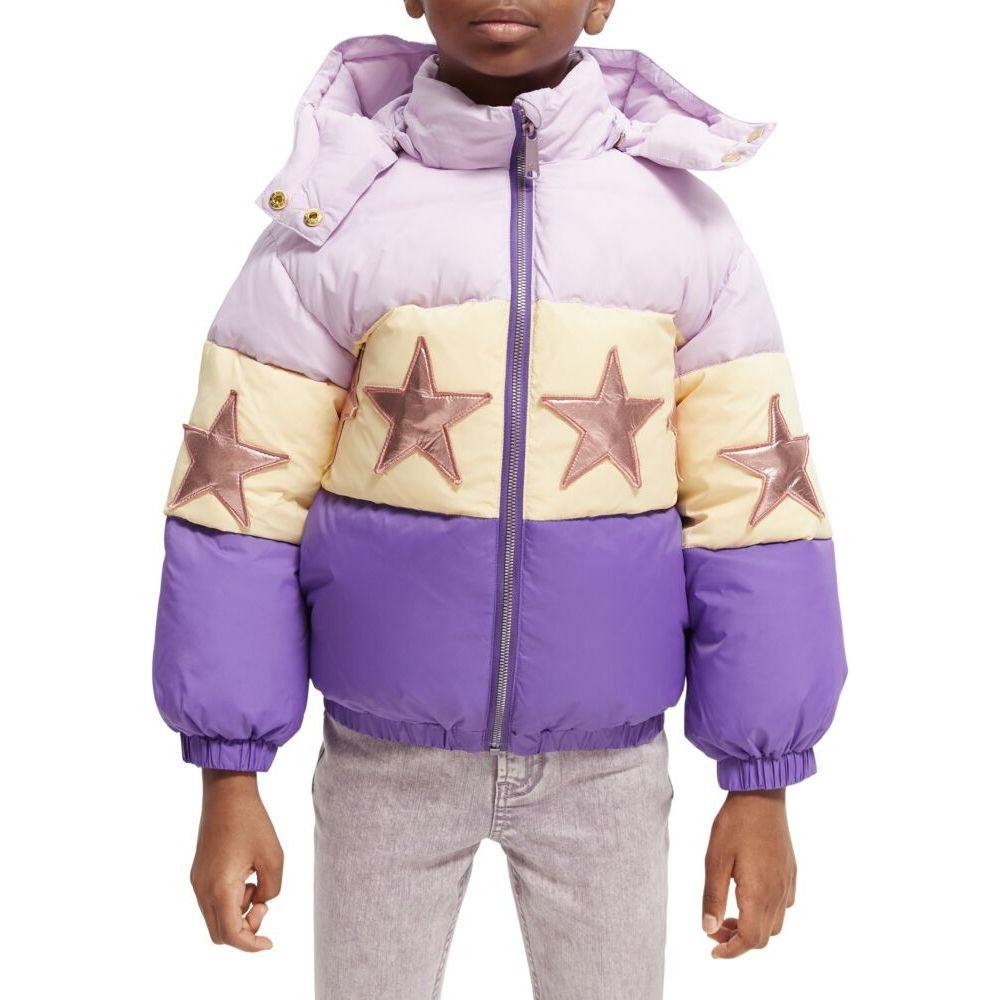 Colourblock Star Puffer Jacket