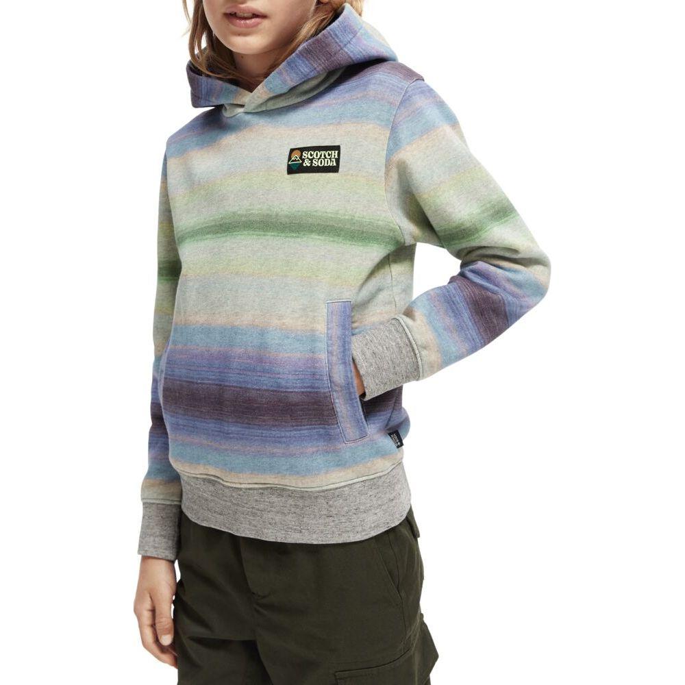 All-Over Printed Gradient Sweatshort