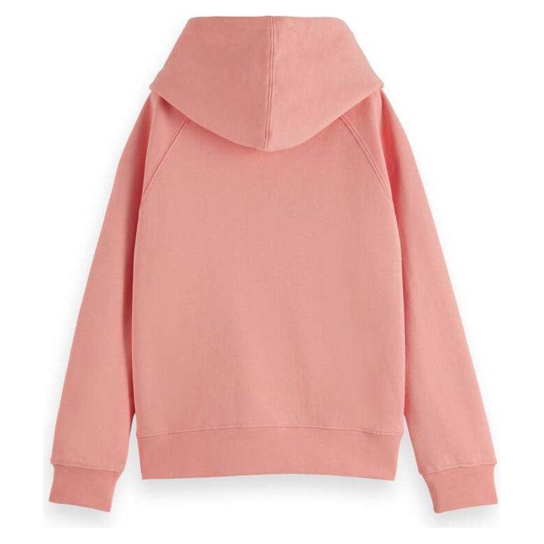 Loose-Fit Artwork Hoodie - Peach