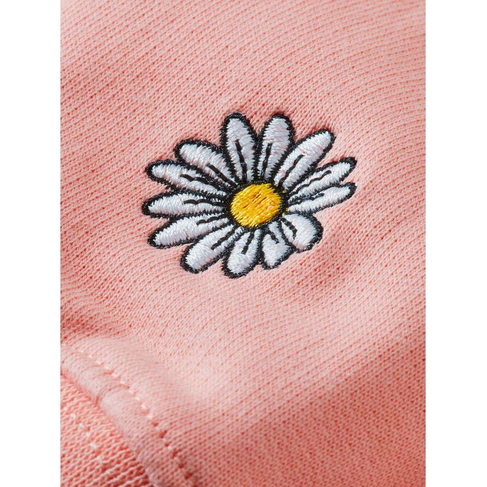 Loose-Fit Artwork Hoodie - Peach