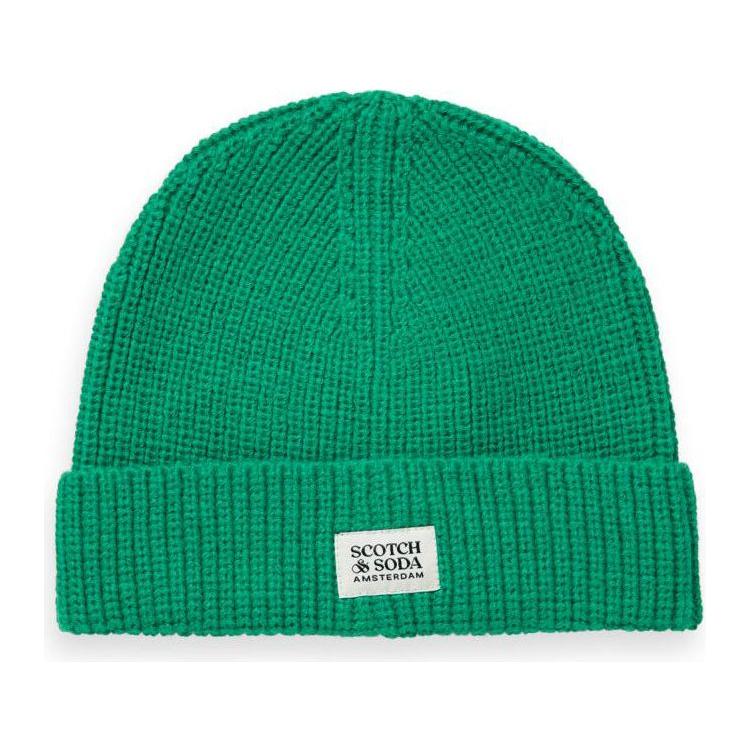Kids Unisex Knit Beanie - Field Green