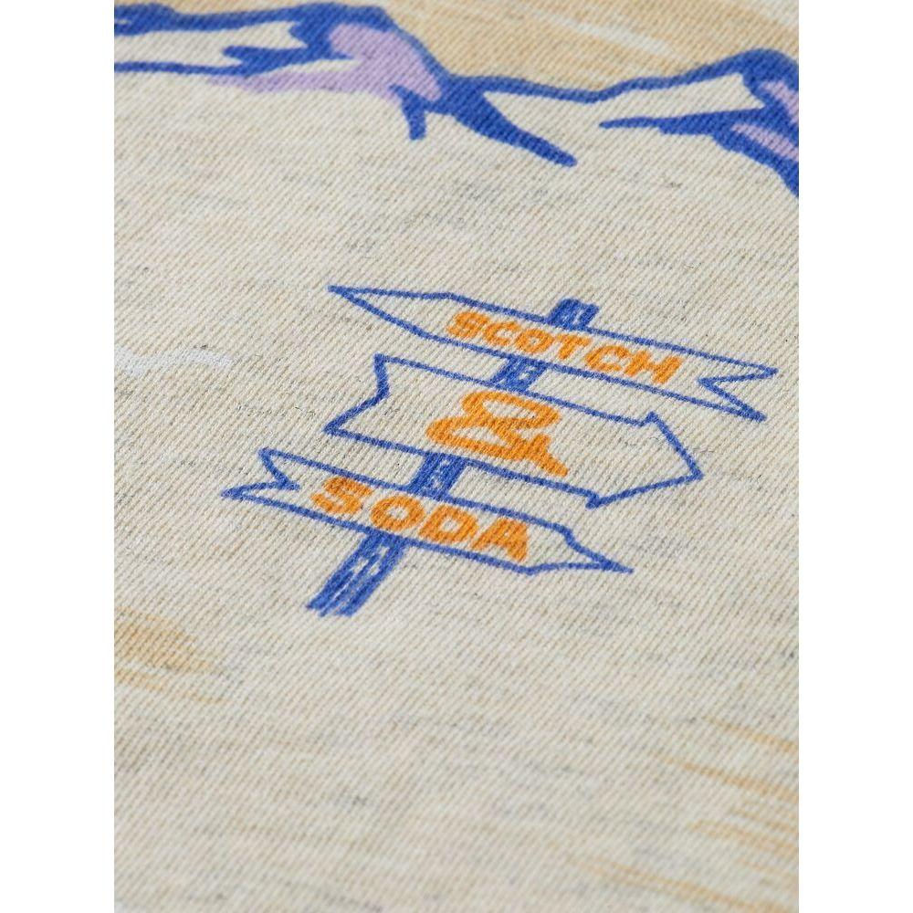 All-Over Printed Crewneck Sweatshirt