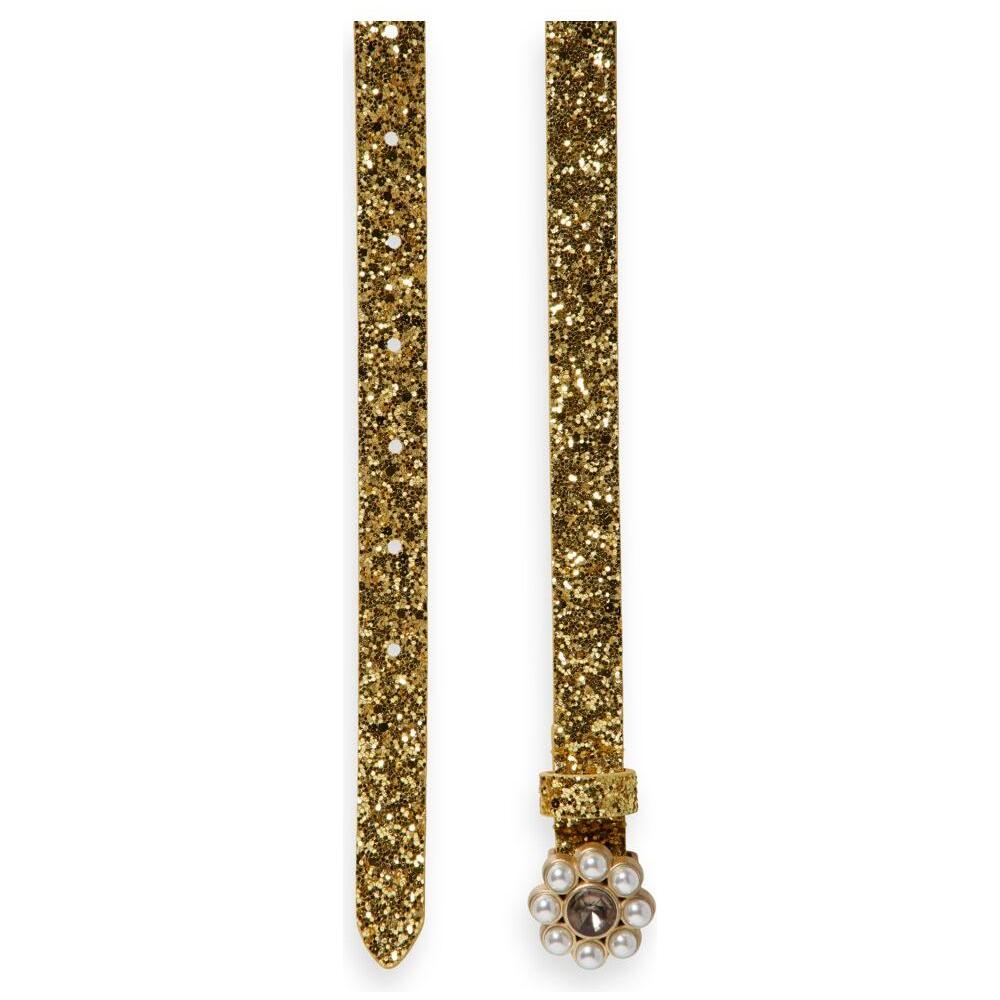 Diamond Buckle Glitter Belt