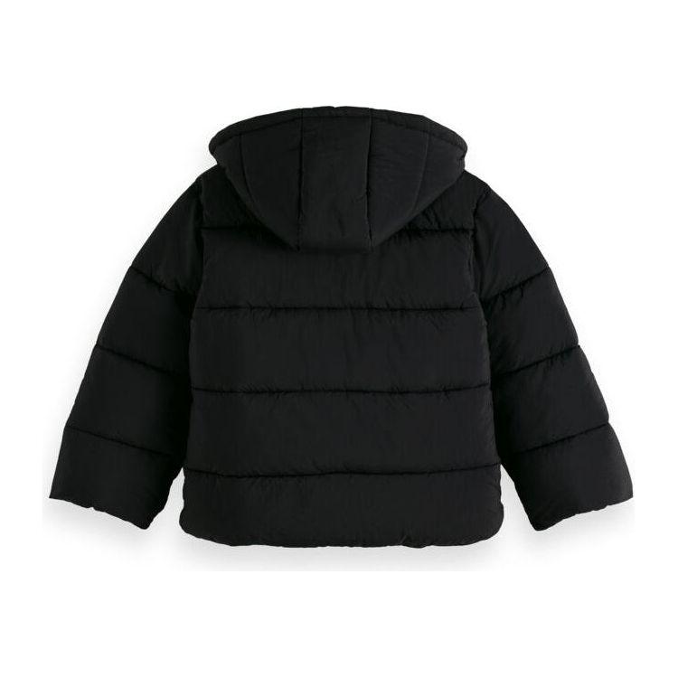 Lightweight Oversized Puffer Jacket - Black