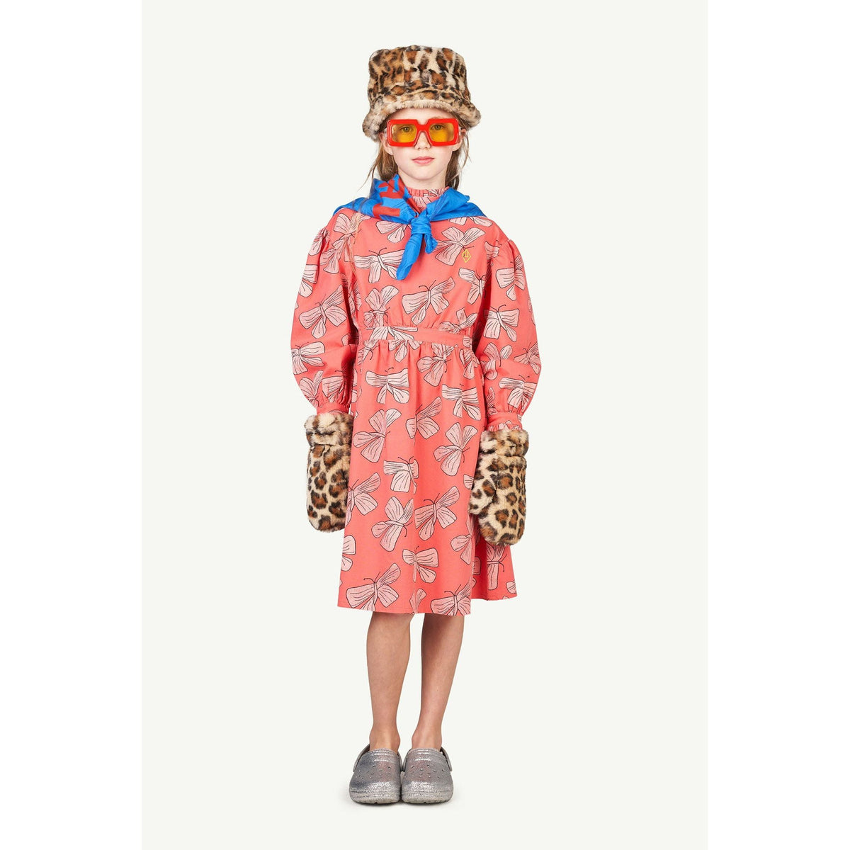 Tortoise Kids Dress - Pink Butterfly