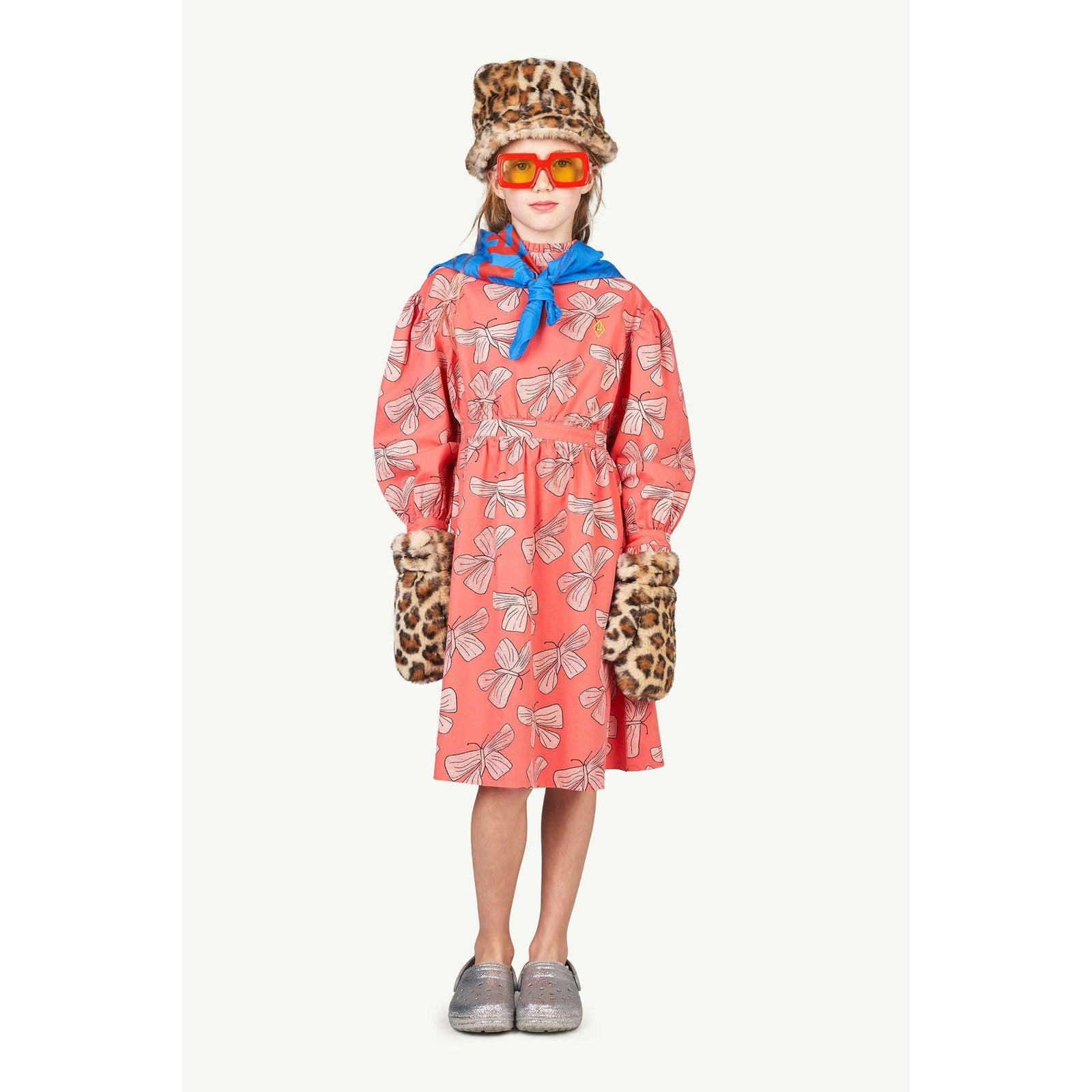 Tortoise Kids Dress - Pink Butterfly