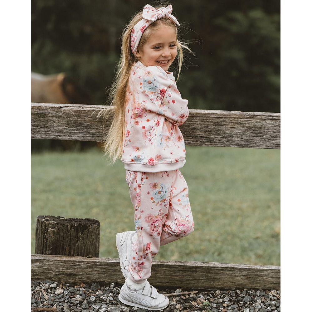 Pink Bloom Track Pants