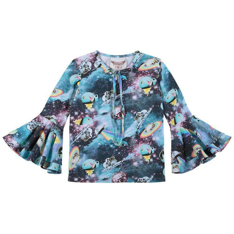 Bell Sleeve T-Shirt - Girls in Space
