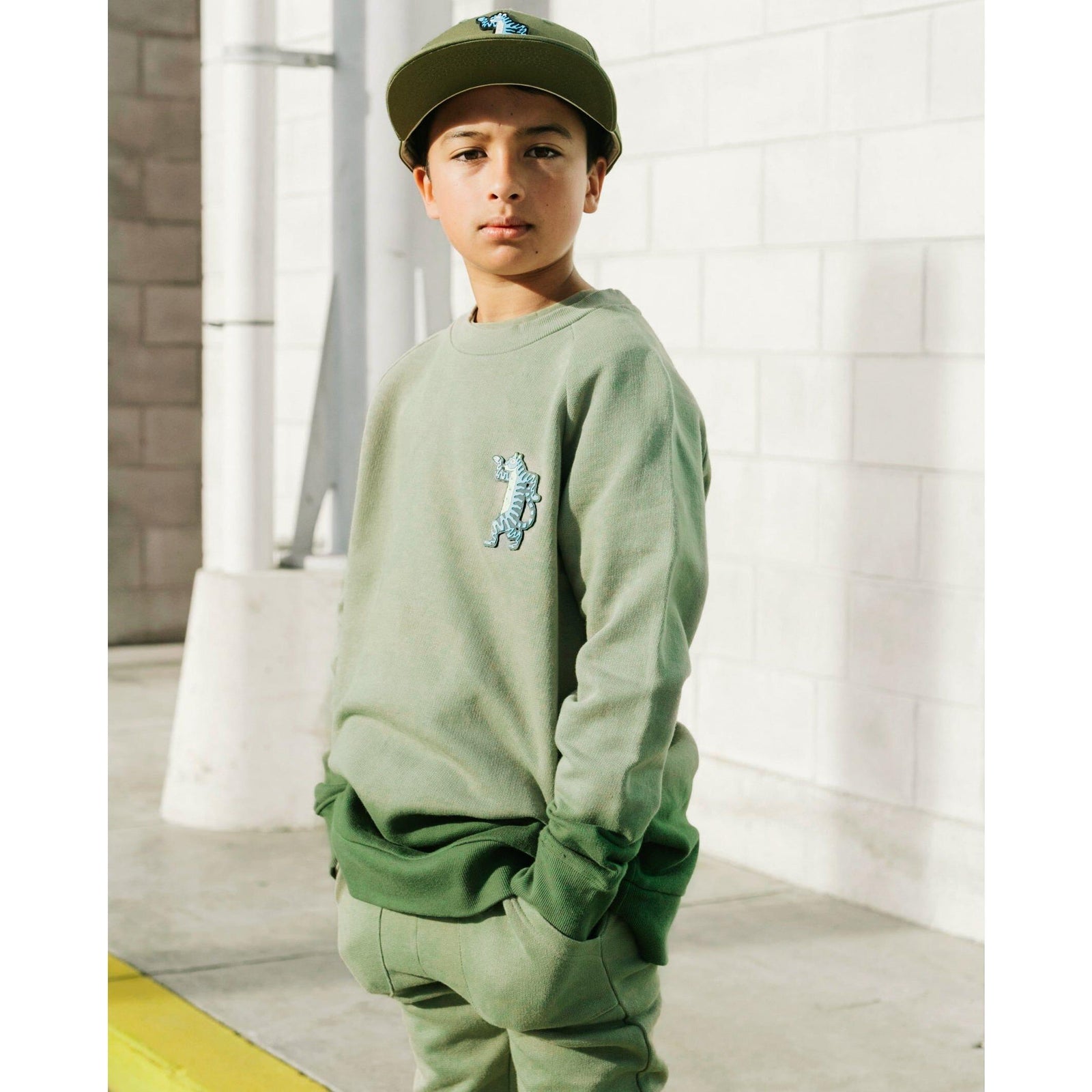 Green Dip-Dye Joggers