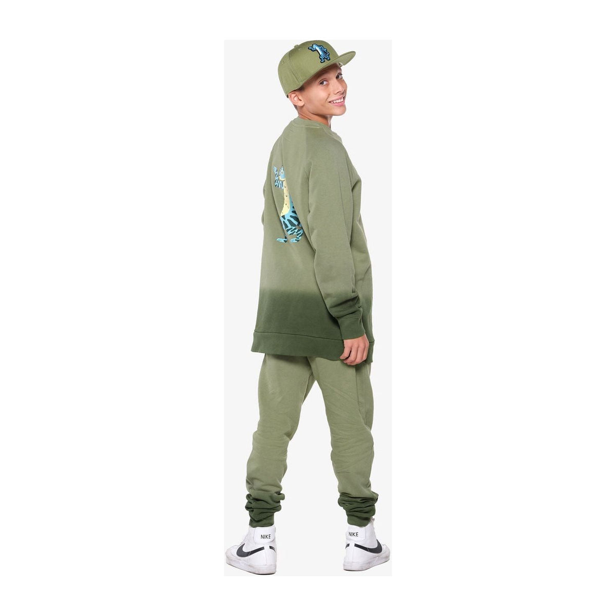 Green Dip-Dye Joggers