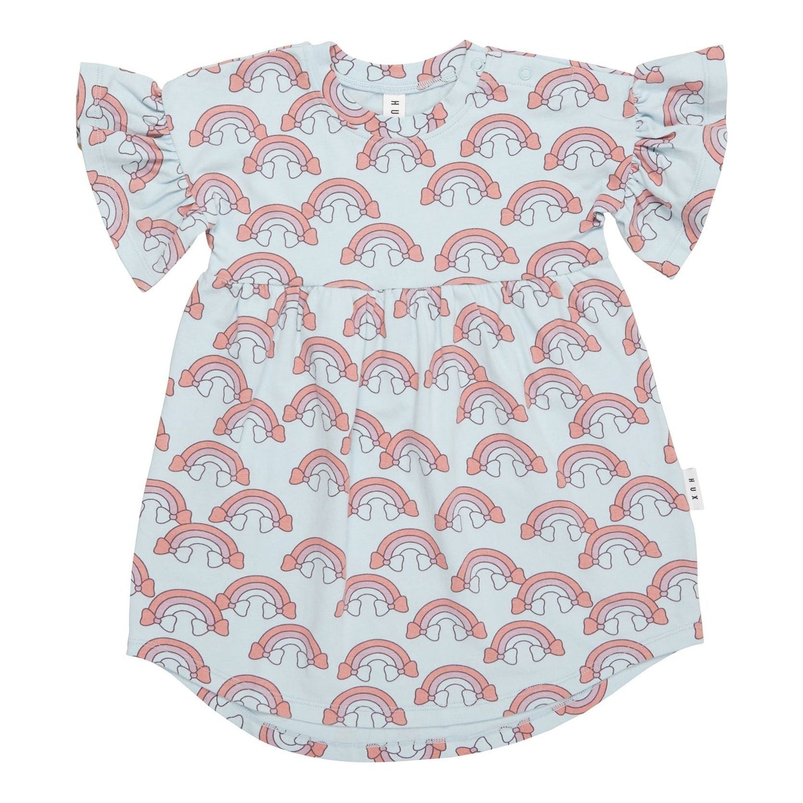 Rain Bow Frill Swirl Dress