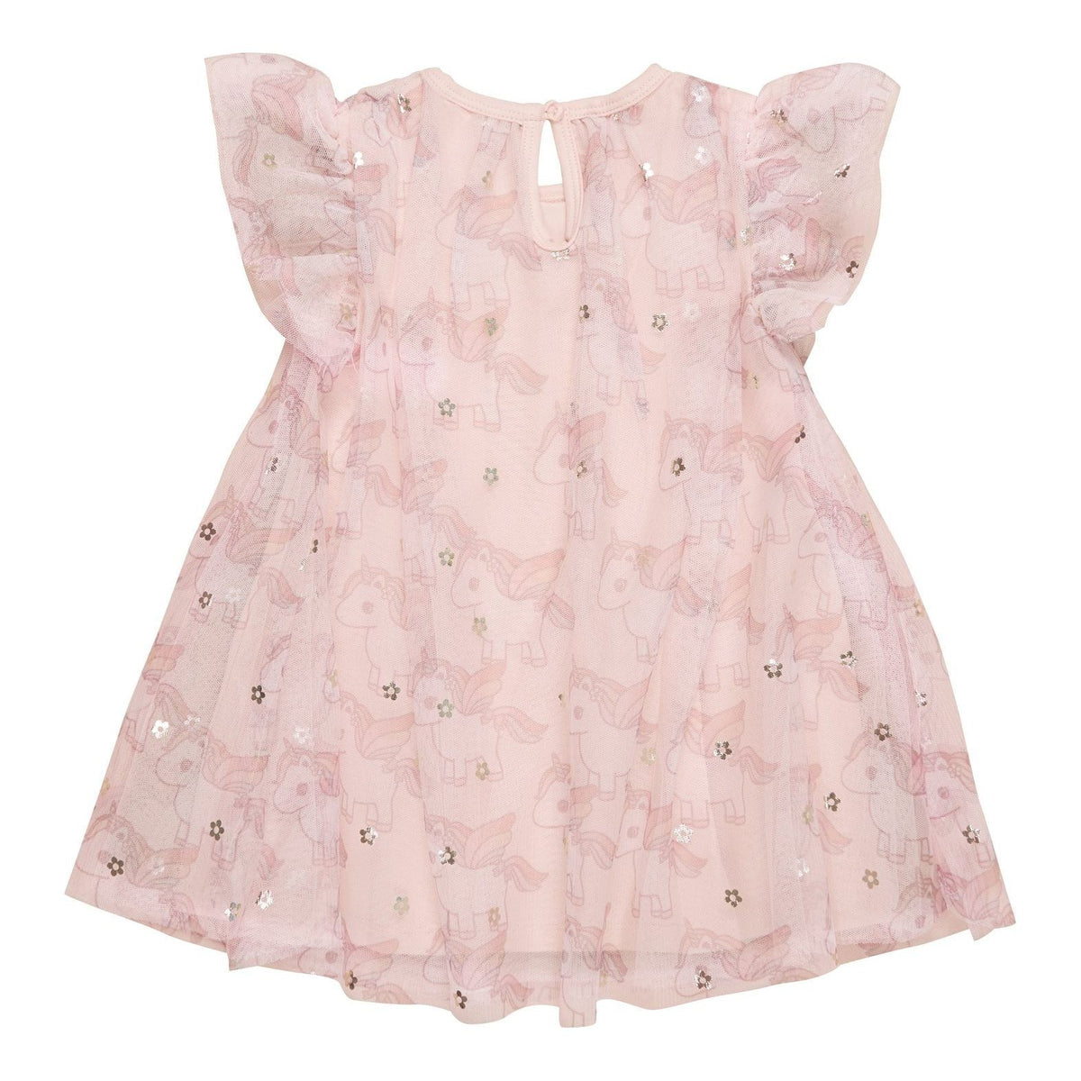 Unicorn Flutter Sleeve Dress