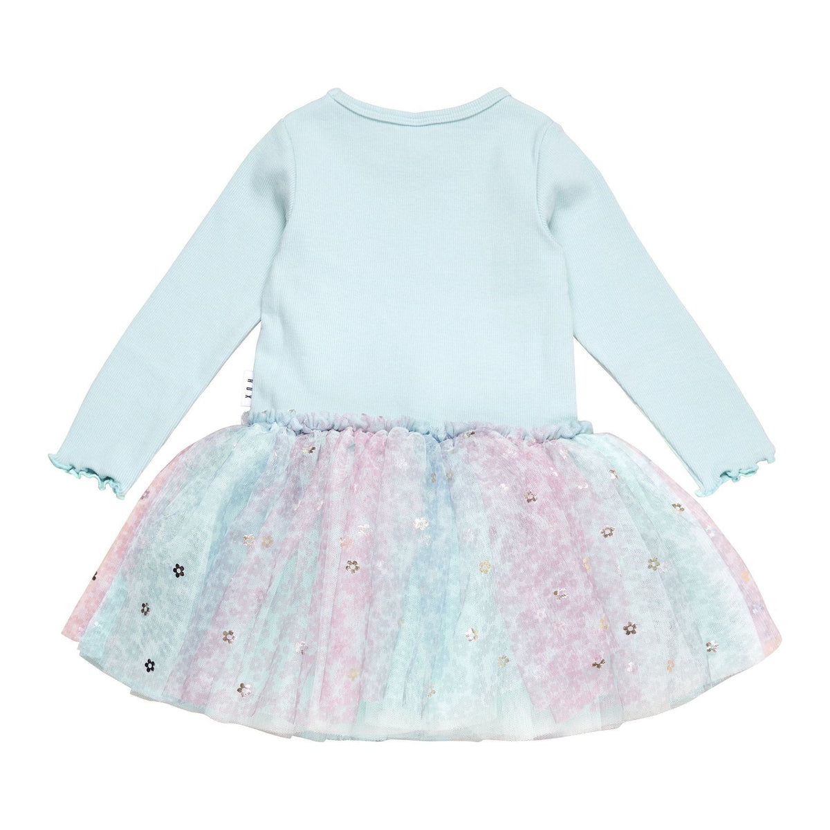 Rainbow Flower Rib Long Sleeve Ballet