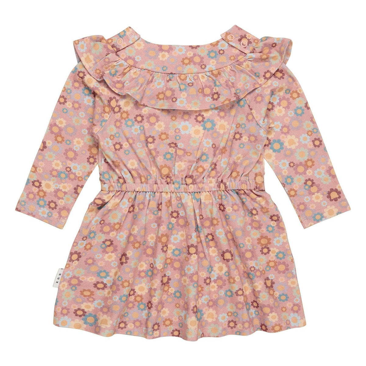 Rainbow Flower Bear Frill Dress