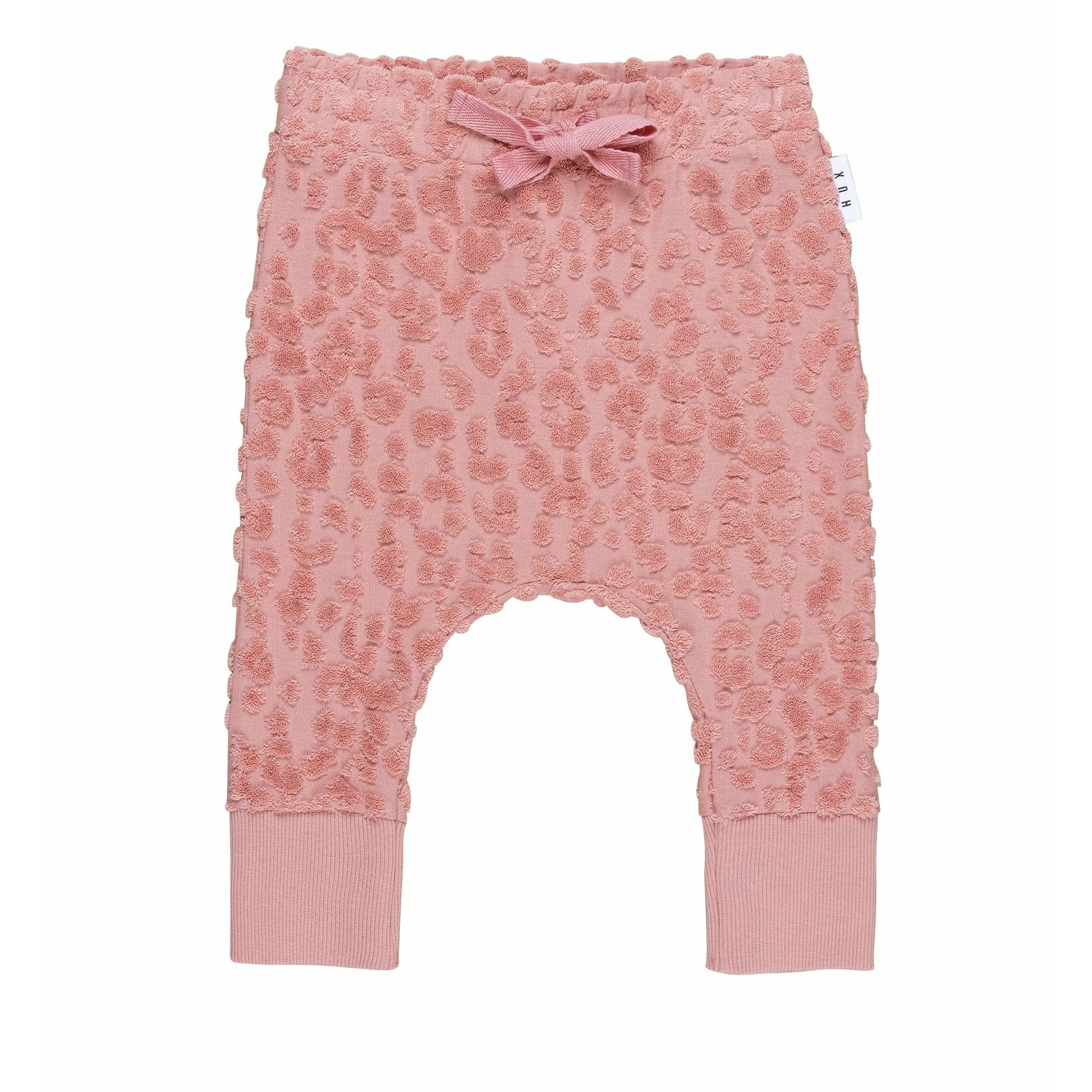 Dusty Rose Terry Drop Crotch Pant