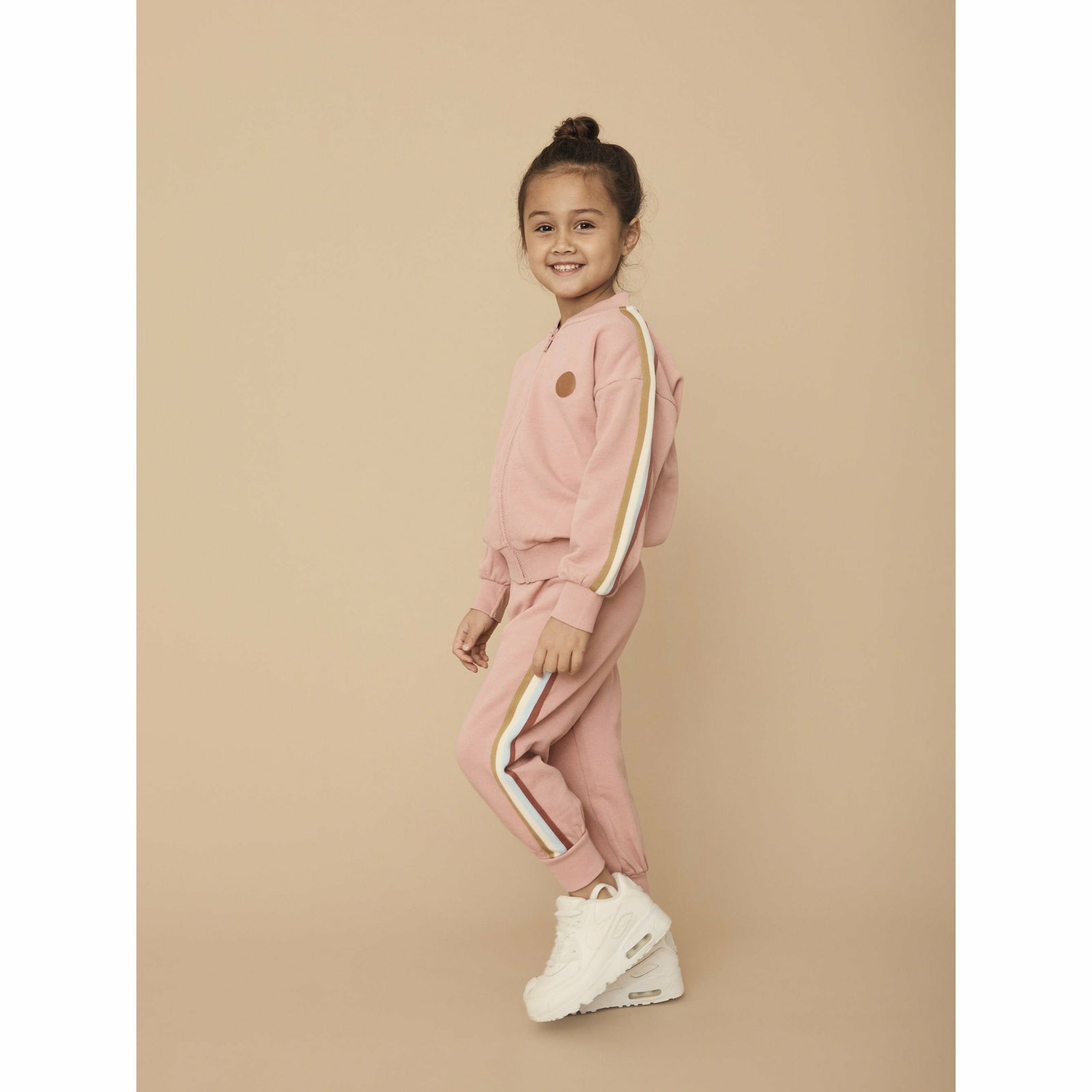 Dusty Rose Retro Track Pant
