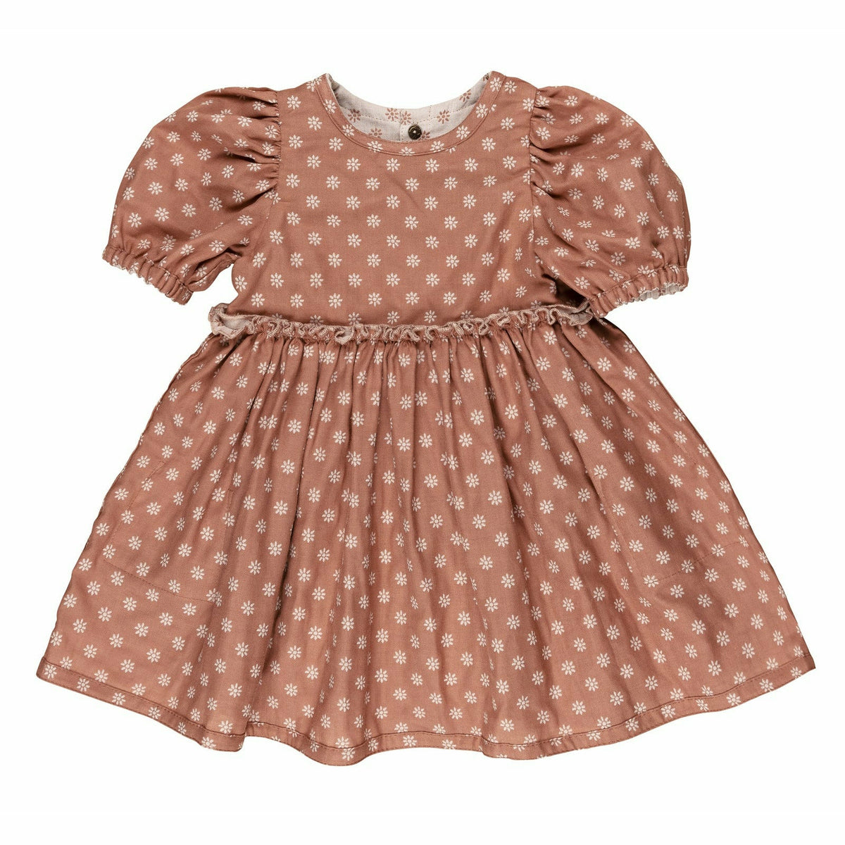 Reversible Puff Sleeve Dress