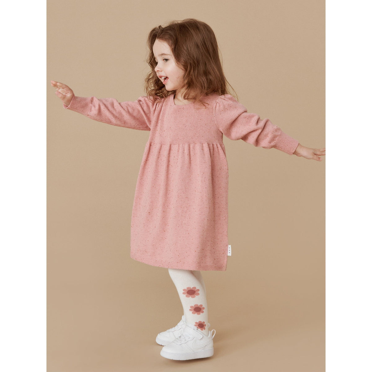 Sprinkles Knit Puff Dress
