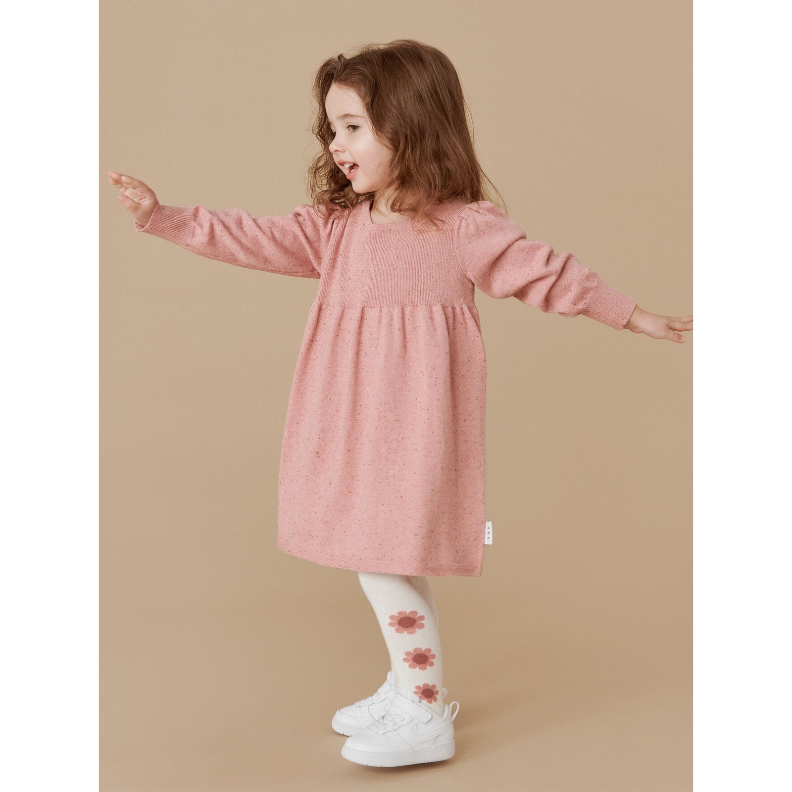 Sprinkles Knit Puff Dress