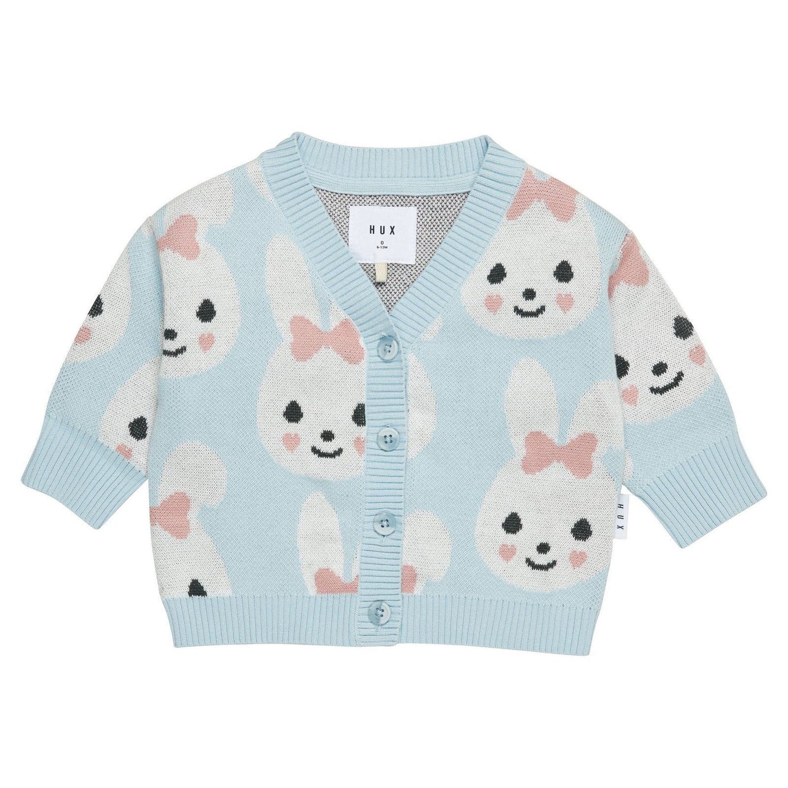 Sky Bunny Boxy Cardi- Sky