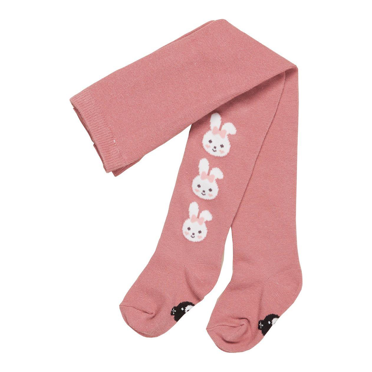 Bunny Tights -Dusty Rose