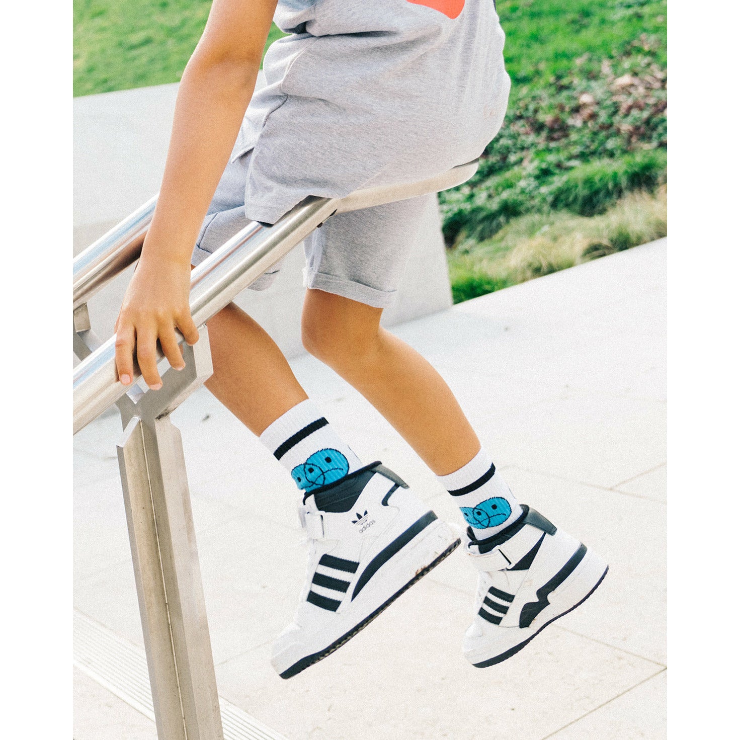 Happy Sad Skate Socks