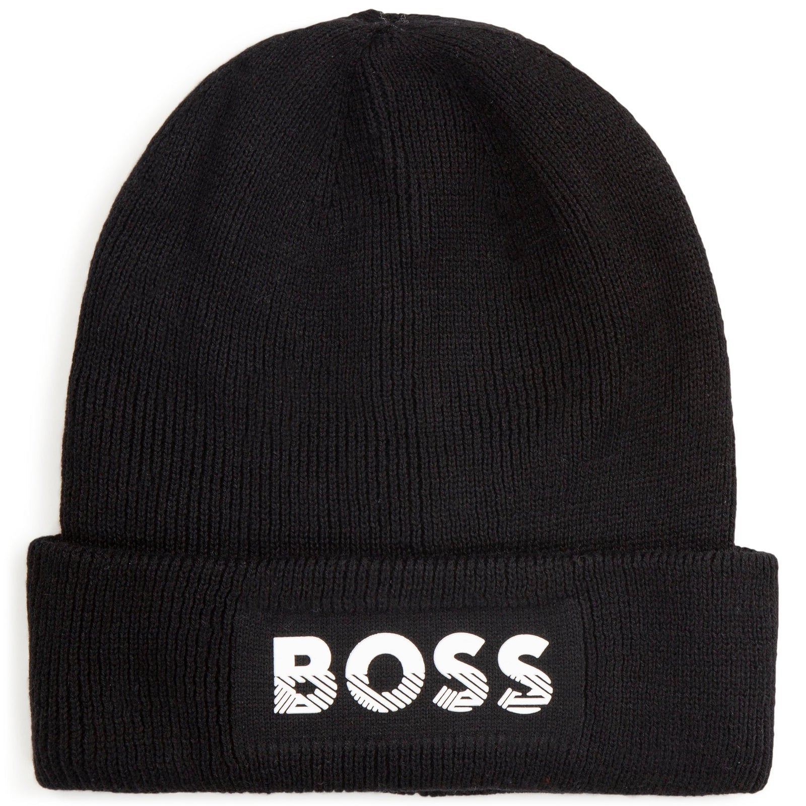 Double-Layer Knitted Hat - Black