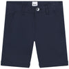 BOSS Cotton Twill Bermuda Shorts - Navy