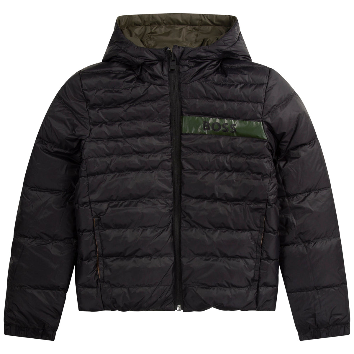 Reversible Waterproof Jacket - Forest Green