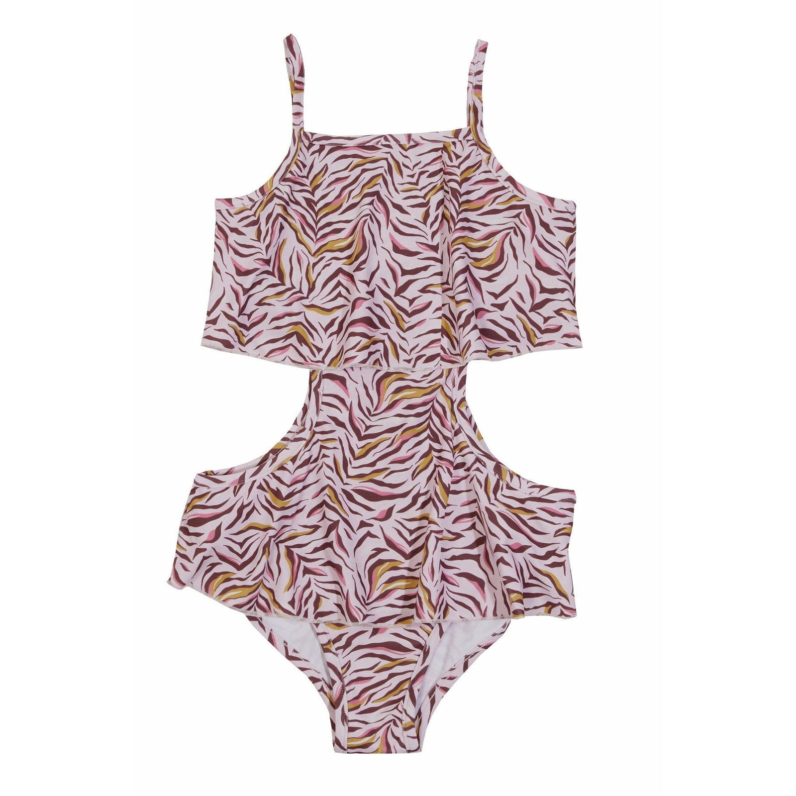 Tigress Cut-Out Swimsuit Upf 50